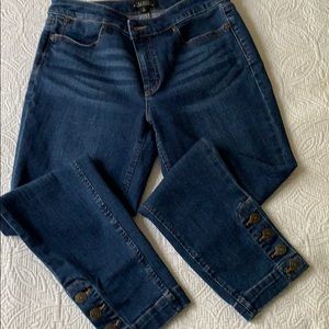 Never Used. Talbots 5-pocket Capri denim.